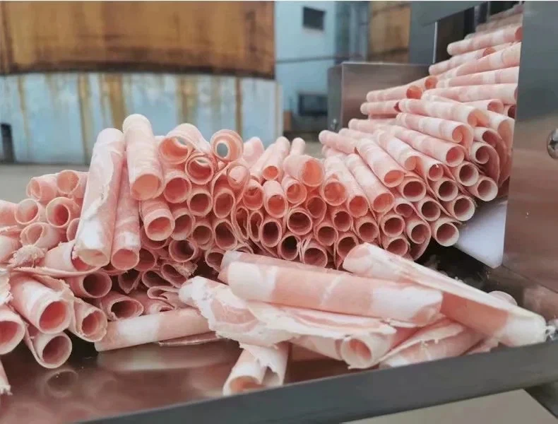 Freezing Meat Roll Pieces Cutter sh meat slicer
