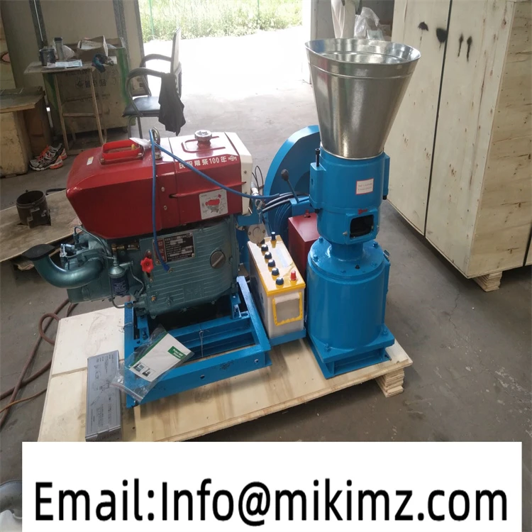 Method of adding lubricating oil to wood pellet machine