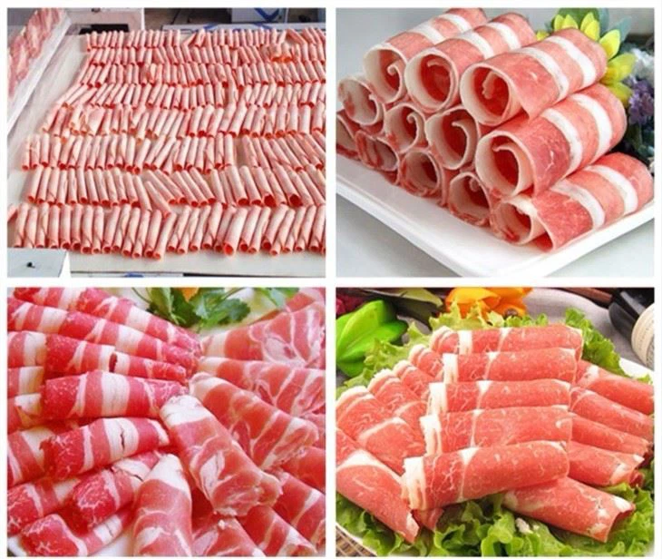 Freezing Meat Roll Pieces Cutter Sh Meat Slicer