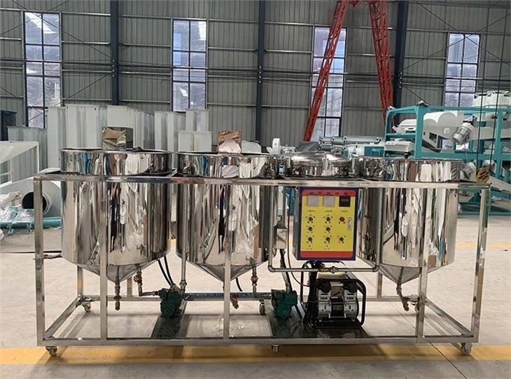 Máquina de refinaria de óleo pequeno de óleo puro