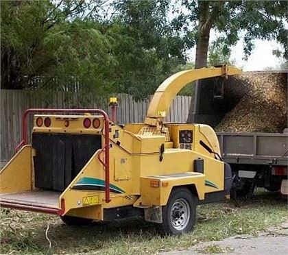 Triturador de madeira tipo gasolina de alimentação automática