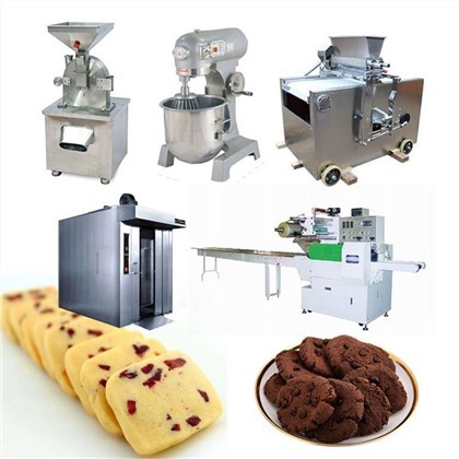Linha de produção de biscoitos