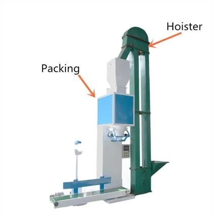 Máquina de embalagem de pellets de madeira de enchimento e selagem