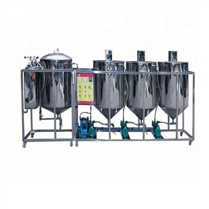 Máquina de refinaria de óleo cru para cozinhar vegetais pequenos
