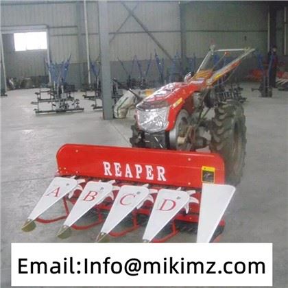 Minicolheitadeira de trigo trator ambulante máquina de arroz