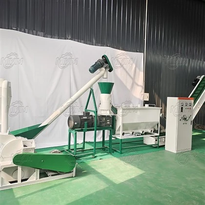 Linha de produção de pellets de madeira de biomassa de 300–500 Kg/h